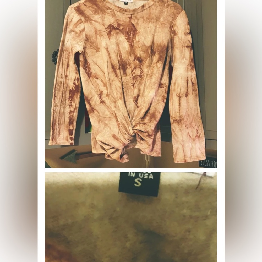 Very tiny tye dye shirt for women